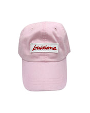 Load image into Gallery viewer, Louisiana Plate Dad Hat 2.0- Pale Pink
