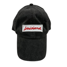 Load image into Gallery viewer, Louisiana Plate Dad Hat 2.0- Black
