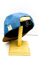 Load image into Gallery viewer, Pride Camper Hat- Denim + Suede
