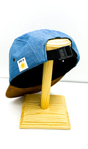 Pride Camper Hat- Denim + Suede