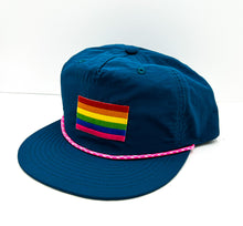 Load image into Gallery viewer, Pride Rope Hat- Teal
