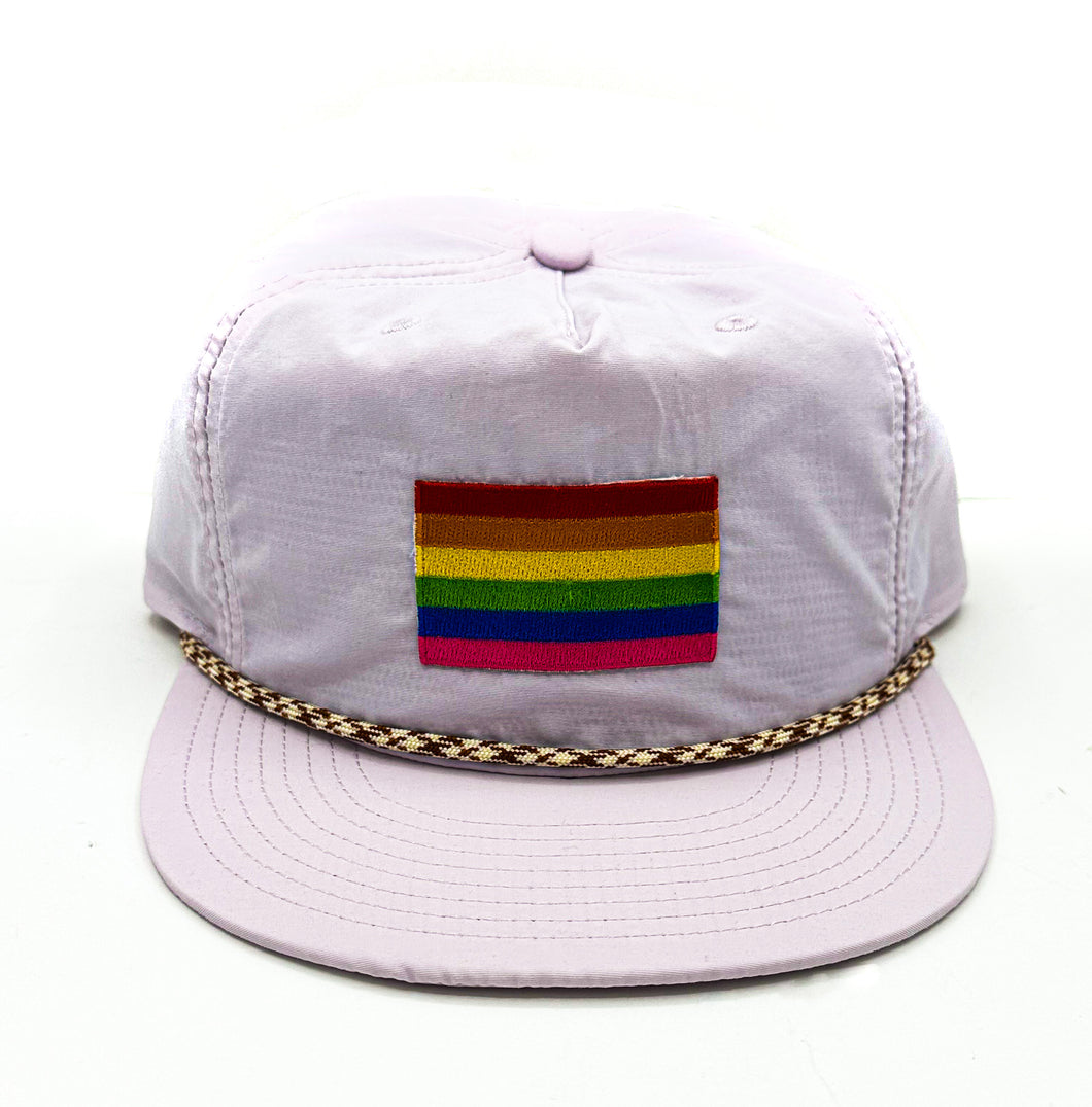 Pride Rope Hat- Lilac