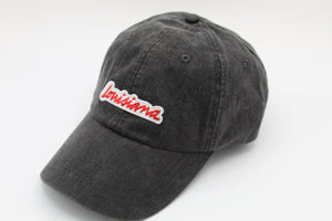 Louisiana Plate Dad Hat- Black