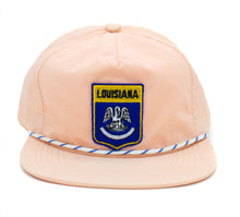 Load image into Gallery viewer, Louisiana Pelican Nylon Rope Hat- Blush
