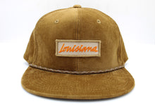 Load image into Gallery viewer, Louisiana Plate Corduroy Snapback
