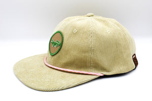 Gator Corduroy 6-Panel + Pink Rope