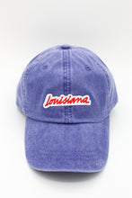 Load image into Gallery viewer, Louisiana Plate Dad Hat- Purple
