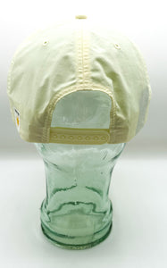 Louisiana Plate Rope Hat - Pale Yellow and Blue Rope