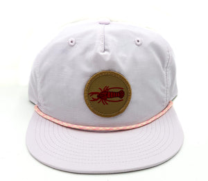 Crawfish Cap - Lilac + Pink and Cream Rope