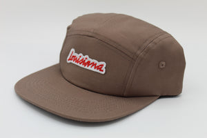 Brown Louisiana Plate Camper Hat