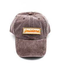 Load image into Gallery viewer, Louisiana “Camp Collection” Retro Plate Dad Hat
