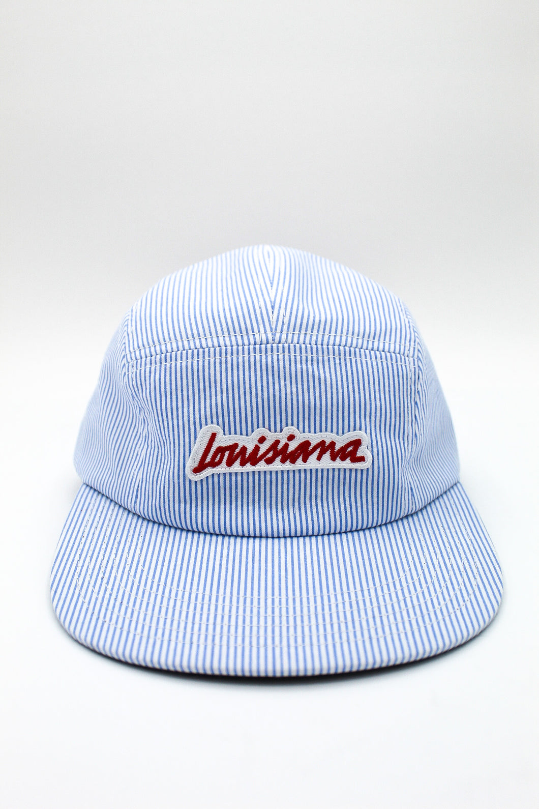 Seersucker Louisiana Camper Hat