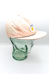 J+J Nylon Rope Hat-Blush