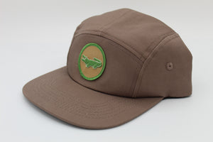 Brown Gator Camper Hat