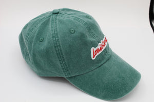 Louisiana Plate Dad Hat- Forest Green