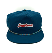 Load image into Gallery viewer, Louisiana Plate Rope Hat - Teal Blue
