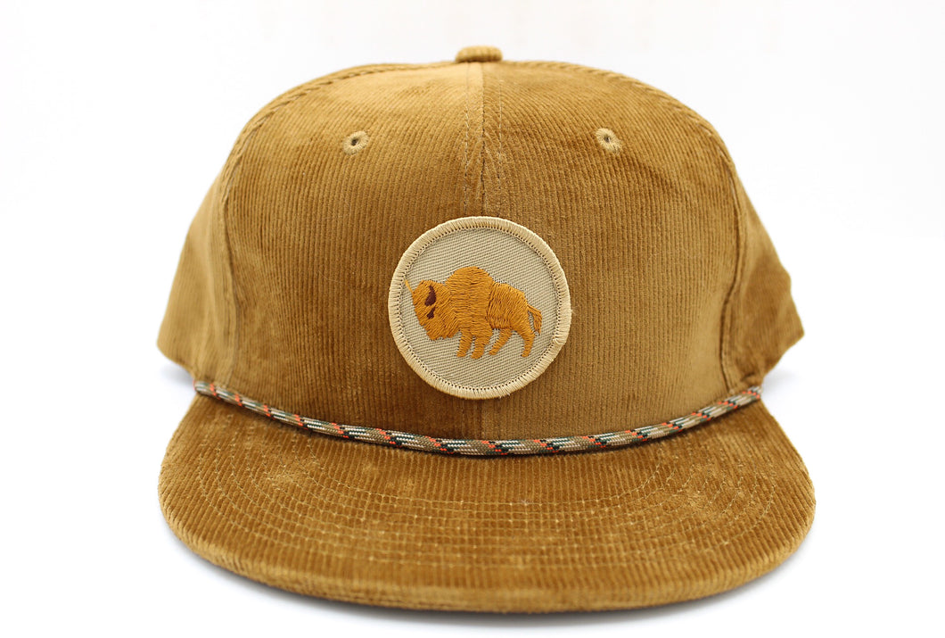 Bison Corduroy Snapback