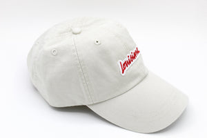 Louisiana Plate Dad Hat - Ivory