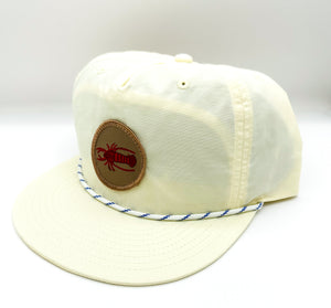 Crawfish Cap -Pale Yellow + White Rope