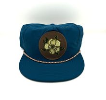 Load image into Gallery viewer, Magnolia Rope Hat- Teal Blue
