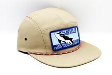 Load image into Gallery viewer, “Wild Whales” 5 Panel Hat
