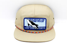 Load image into Gallery viewer, “Wild Whales” 5 Panel Hat
