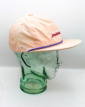 Load image into Gallery viewer, Louisiana Plate Nylon Rope Hat- Blush
