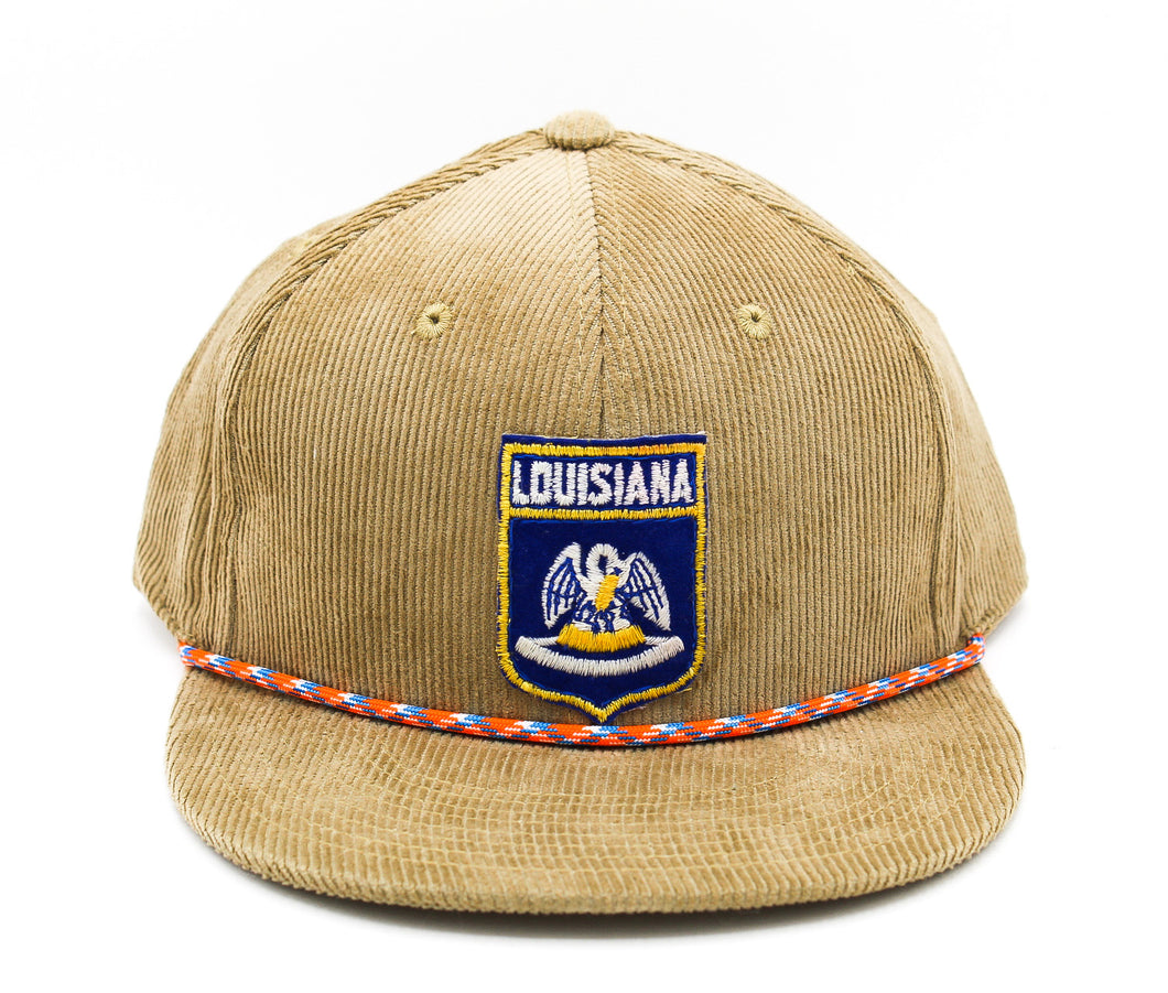 Louisiana Seal + Orange Rope Snapback