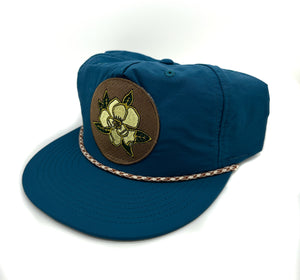 Magnolia Rope Hat- Teal Blue