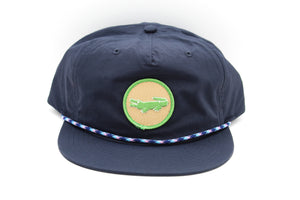 Gator Nylon Rope Hat- Navy