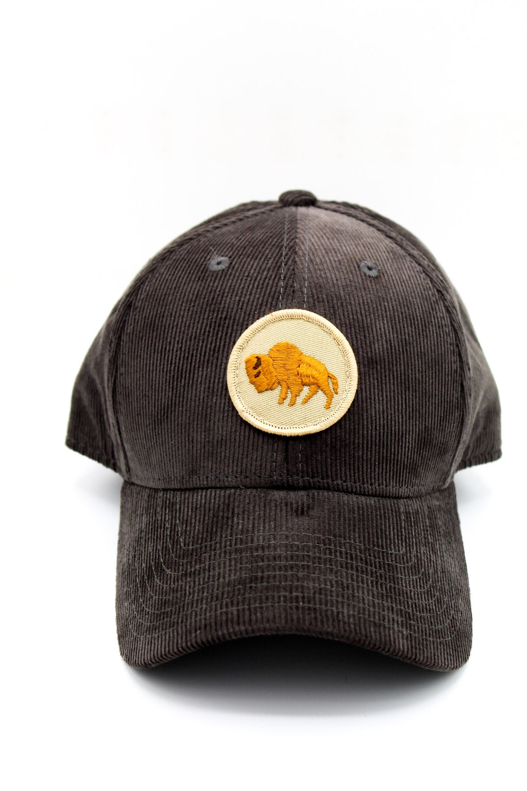 Bison Corduroy Baseball Hat