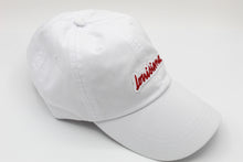 Load image into Gallery viewer, Louisiana Plate Dad Hat - White
