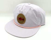 Load image into Gallery viewer, Crawfish Cap - Lilac + Pink and Cream Rope
