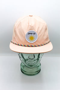 J+J Nylon Rope Hat-Blush