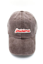 Load image into Gallery viewer, Louisiana Plate Dad Hat- Espresso
