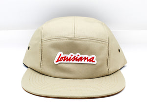 Louisiana Plate Tan 5-Panel