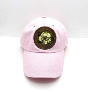 Magnolia Dad Hat- Light Pink